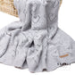 Babydecke | Gestrickte Liebe blau