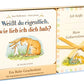 Weißt du eigentlich, wie lieb ich dich hab? Meilensteinkarten-Geschenkset