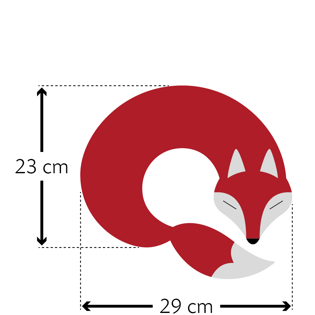 Wärmekissen für Nacken & Schulter, Fuchs