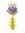 Papierblume Octaevo FLower