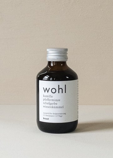 Kruut Wildkräuter WOHL, Flasche, Kräuterdrink, Biokräuter, gesund