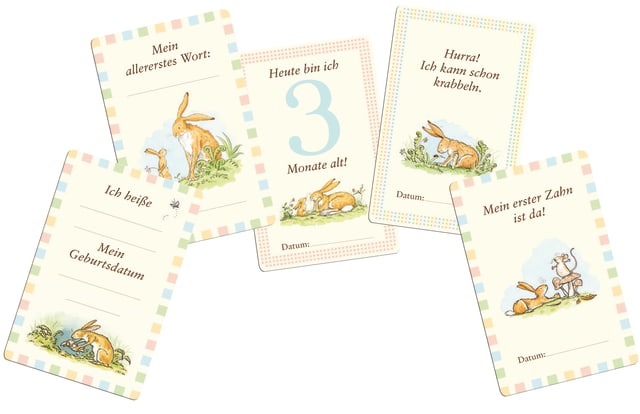 Weißt du eigentlich, wie lieb ich dich hab? Meilensteinkarten-Geschenkset