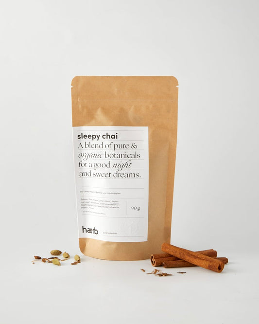 Sleepy Chai Tee  | Gewürztee mit Baldrian und Hopfen | haerb