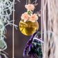 Vase "Hanging Flower Bubbles" Amber